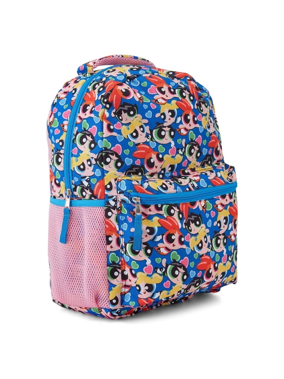 Powerpuff Girls Backpack, Blossom, Bubbles & Buttercup Backpack for kids & Adult Pink