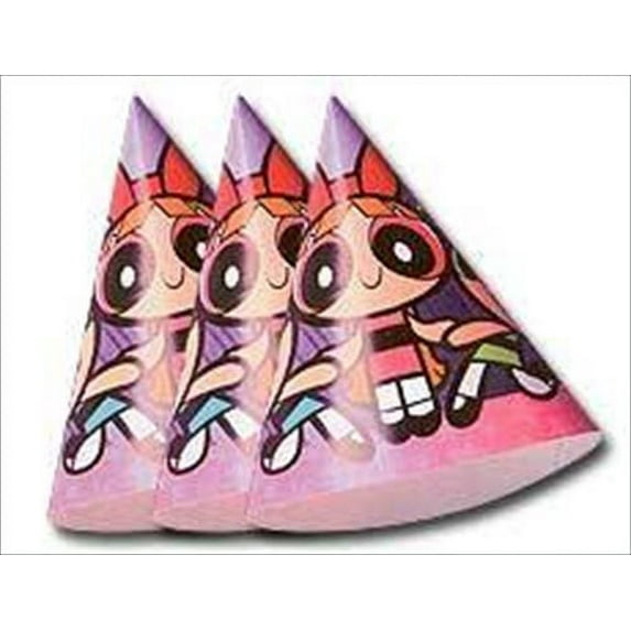 Powerpuff Girls Cone Hats (8ct)