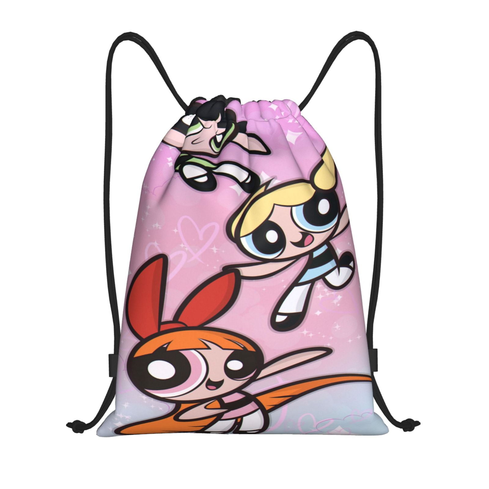 Powerpuff Girls Drawstring Bag Gym Bag Sports Backpack Sack Sackpack ...