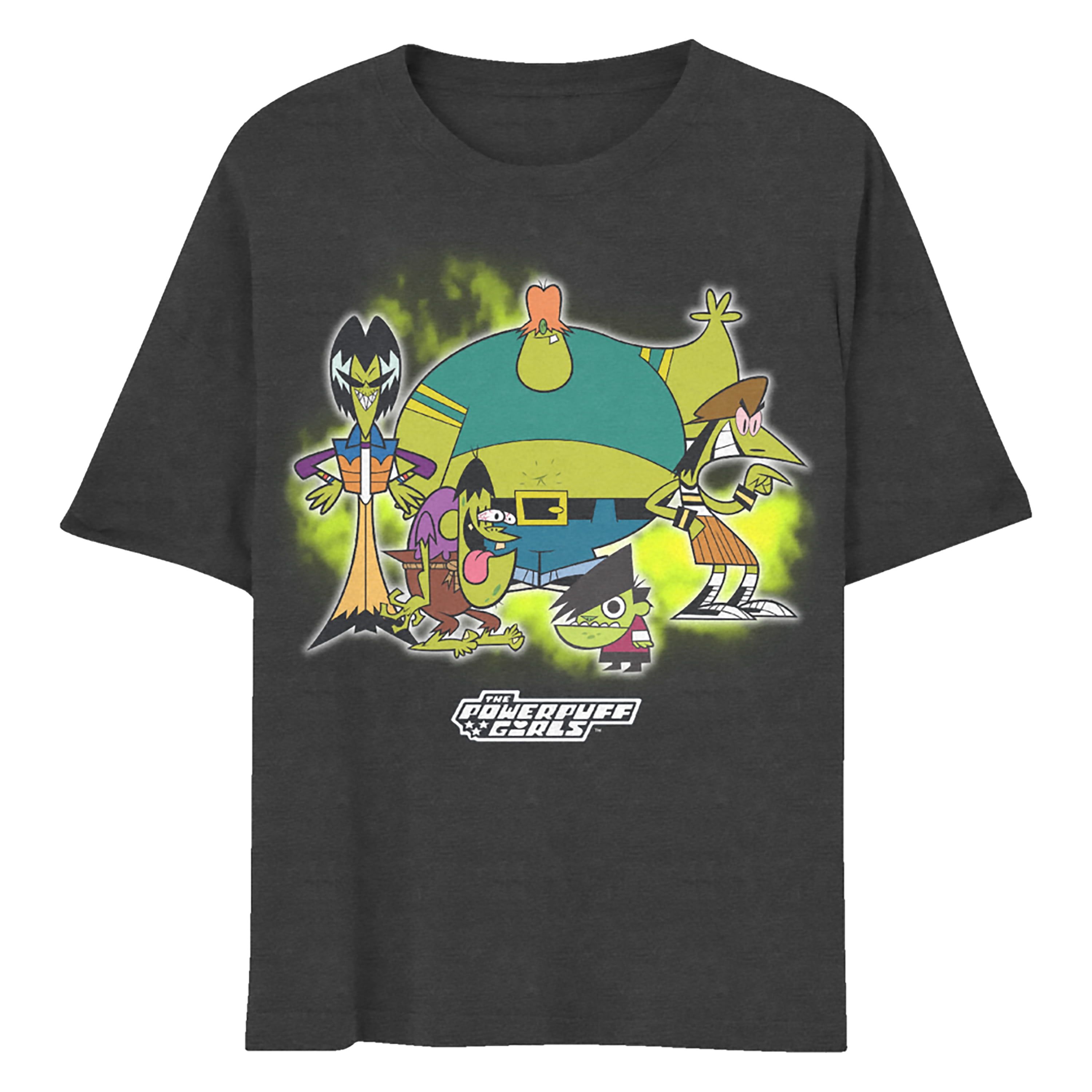 Powerpuff Girls Gangreen Gang Mens and Womens Short Sleeve T