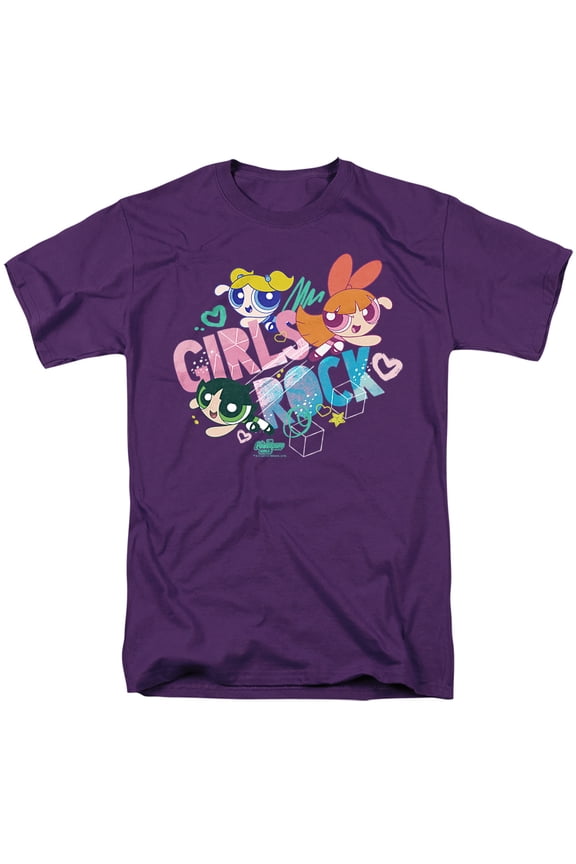 Powerpuff Girls T-Shirt Girls Rock Unisex Graphic Tee For Men & Women