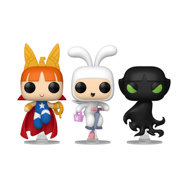 Powerpuff Girls (Glow) 3-Pack Liberty Belle POP! Harmony Bunny and