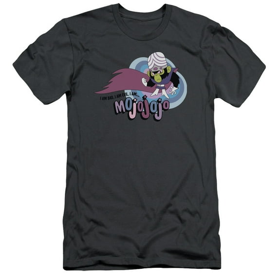 Powerpuff Girls - I Am Bad I Am Evil - Slim Fit Short Sleeve Shirt - X-Large