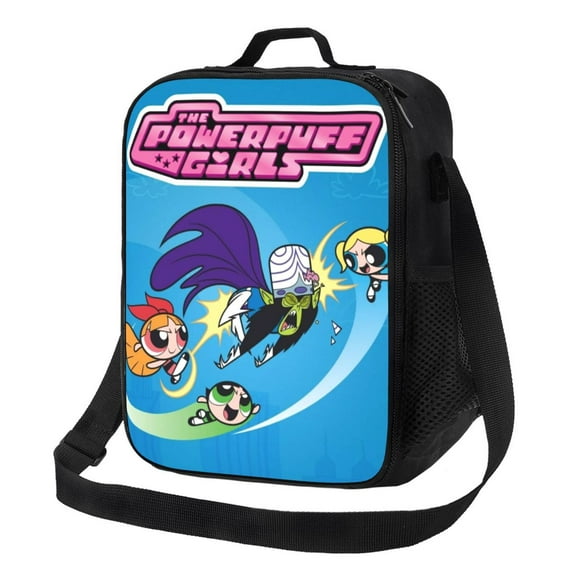 The Powerpuff Gi-rls Lunch Bag Insulated, Lunch Box Bag, Reusable Lunch Tote Bag, Lunch Box Container Bag Insulated for Women, Men, Work, Office, Travel