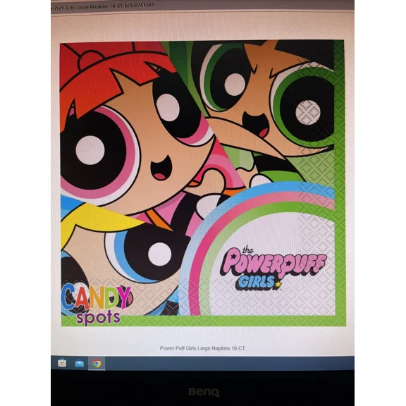 Powerpuff Girls Lunch Dinner Birthday Party Napkins 16 Count 13In. X 13In.