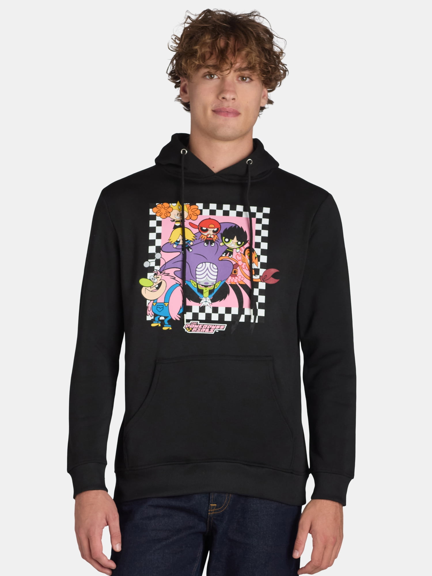 The Powerpuff Girls Men's Graphic Hoodie, Sizes S-3XL, Polyester