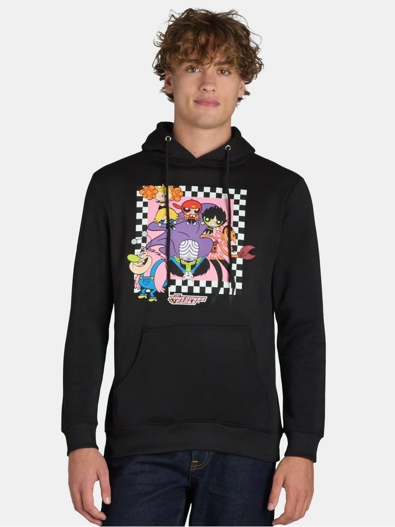 The Powerpuff Girls Men's Graphic Hoodie, Sizes S-3XL, Cozy