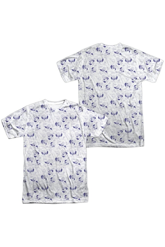 Powerpuff Girls Mojo Jojo Pattern Unisex Adult Sublimated Costume T Shirt (Front/Back), Medium Multicolor