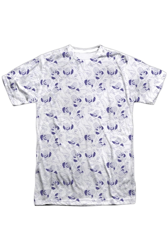 Powerpuff Girls - Mojo Jojo Pattern - Short Sleeve Shirt - Medium