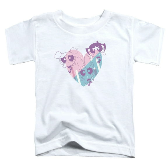 Powerpuff Girls - Powerpuff Heart - Toddler Short Sleeve Shirt - 3T