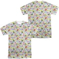 thumbnail image 1 of Powerpuff Girls Powerpuff Pattern Unisex Adult Sublimated Costume T Shirt (Front/Back), Small Multicolor, 1 of 2