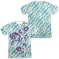 thumbnail image 1 of Powerpuff Girls Purple Pattern Unisex Adult Sublimated Costume T Shirt (Front/Back), 2X-Large, 1 of 2