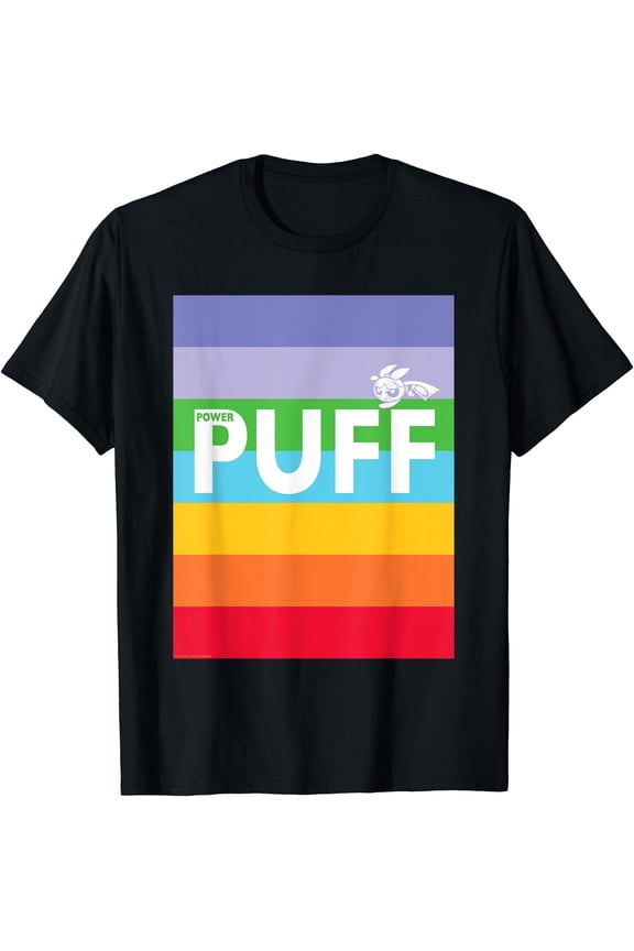 Powerpuff Girls Rainbow Puff Power T-Shirt, Unisex T-Shirt