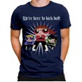 thumbnail image 1 of Powerpuff Girls Rowdy Rough Boys Brick, Boomer and Butch Mens and Womens Short Sleeve T-Shirt (Navy, S-XXL), 1 of 4