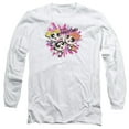 thumbnail image 1 of Powerpuff Girls Team Awesome Long Sleeve Adult 18/1 T-Shirt White, 1 of 1