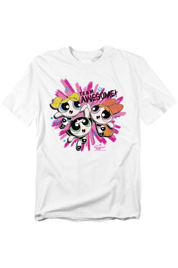 Powerpuff Girls - Team Awesome - Short Sleeve Shirt - Small