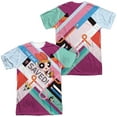 thumbnail image 1 of Powerpuff Girls The Day is Saved Unisex Adult Sublimated Costume T Shirt (Front/Back), Small Multicolor, 1 of 2