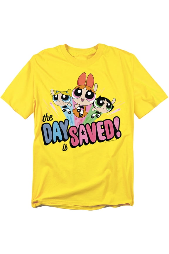 Powerpuff Girls - The Day Is Saved - Short Sleeve Shirt - XX-Large
