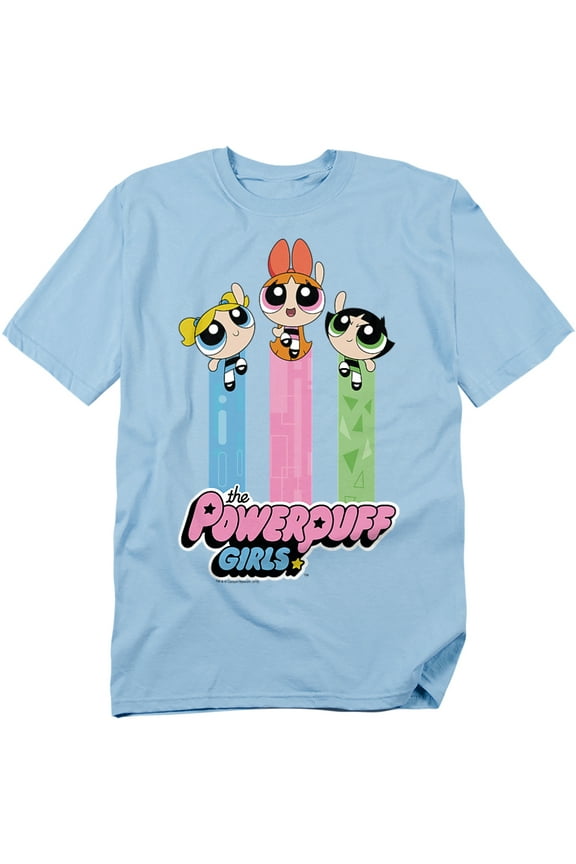 Powerpuff Girls The Girls Fly Unisex Adult T Shirt For Men And Women