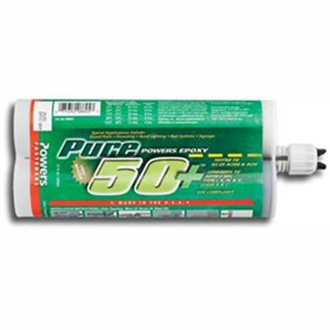 Powers Fasteners Pure50 Plus Epoxy Injection Adhesive Anchoring System