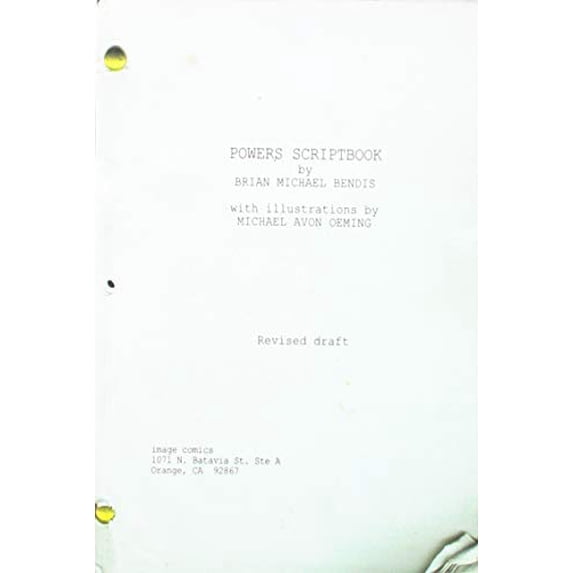 Pre-Owned Powers Scriptbook (Paperback) 1582402337 9781582402338