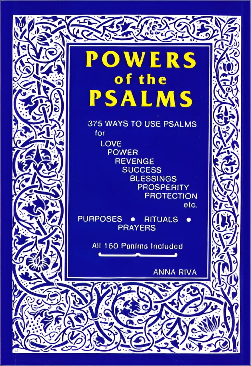 BRAND: INTERNATIONAL IMPORTS Powers of the Psalms Paperback (Paperback) by Anna Riva