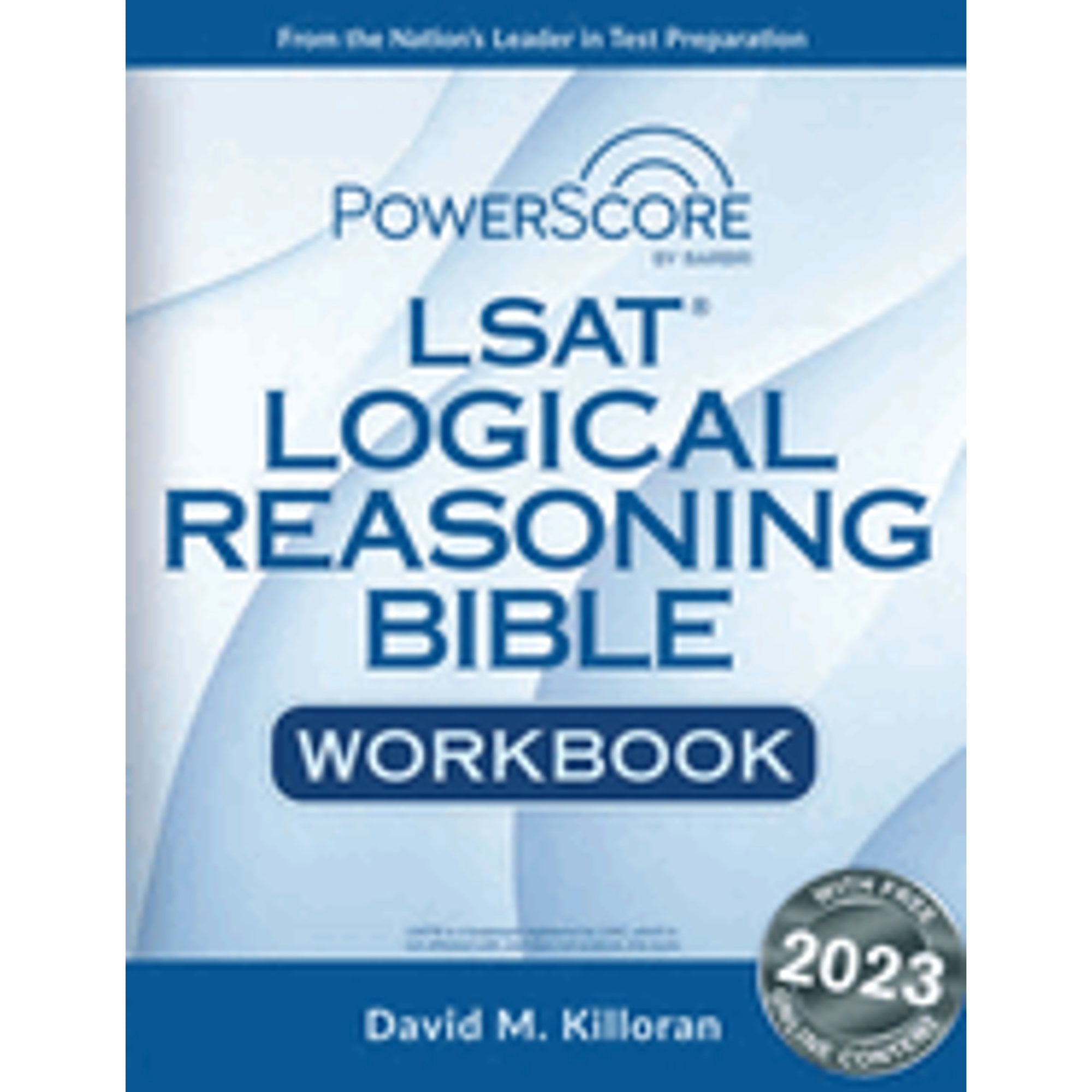 Pre-Owned Powerscore LSAT Logical Reasoning Bible Workbook (Paperback ...