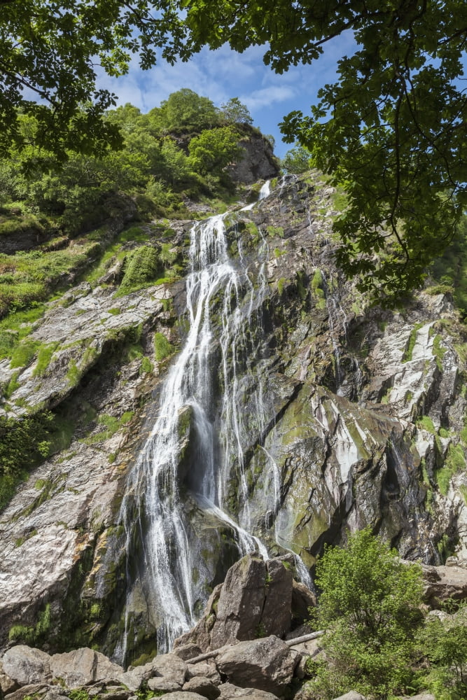Powerscourt Waterfall County Wicklow Ireland Canvas Art - Carl Bruemmer Design Pics (24 x 38)