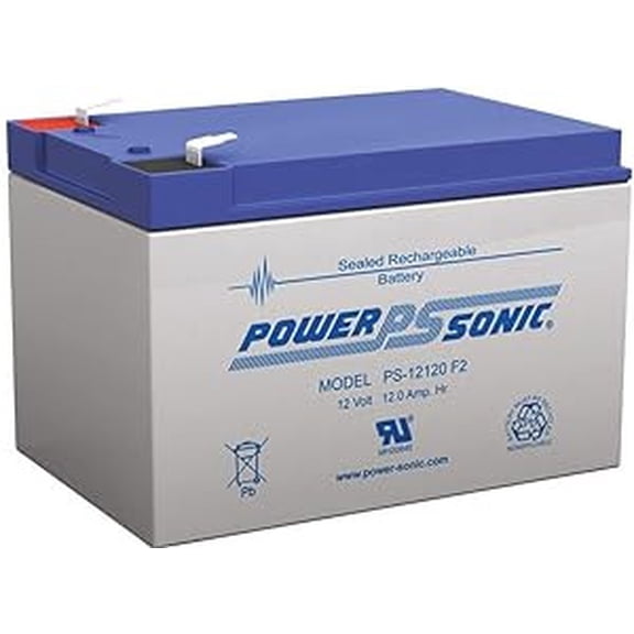 Power-Sonic PS-12120F2 12V 12Ah AGM Battery