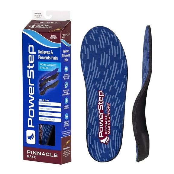 Powerstep 5015-01C Pinnacle Maxx Insoles (1 Pair), size M6W8