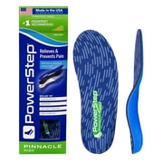 PowerStep Pinnacle High Arch Supporting Full Length Orthotic Shoe Insoles for Plantar Fasciitis & Supination
