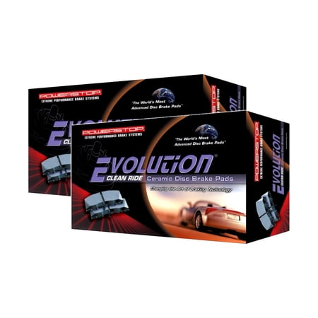 Powerstop 16-915A PSB16-915A EVOLUTION CLEAN RIDE CERAMIC BRAKE PADS