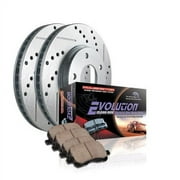 Power Stop AR82129XPR Evolution Drilled & Slotted Rotors -Front