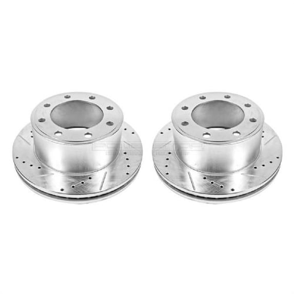 Power Stop AR85116XPR Evolution Drilled & Slotted Rotors -Rear