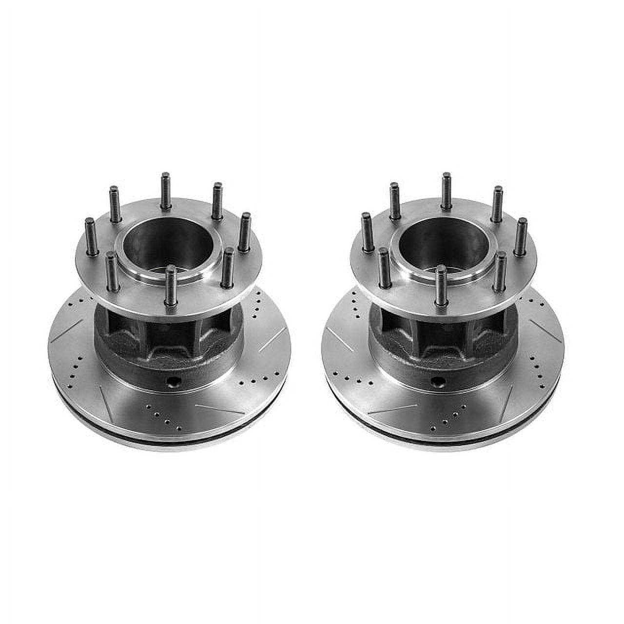 Power Stop 2019 Lexus ES350 Front Evolution Drilled & Slotted Rotors - Pair main image 1