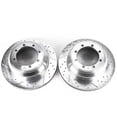 thumbnail image 1 of Power Stop Rear Pair of Drilled and Slotted Brake Rotors AR8570XPR, 1 of 3