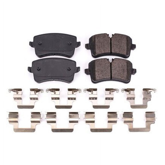 PowerStop 17-1547 Disc Brake Pad Set Audi, Porsche Disc Brake Pad Set - Rear