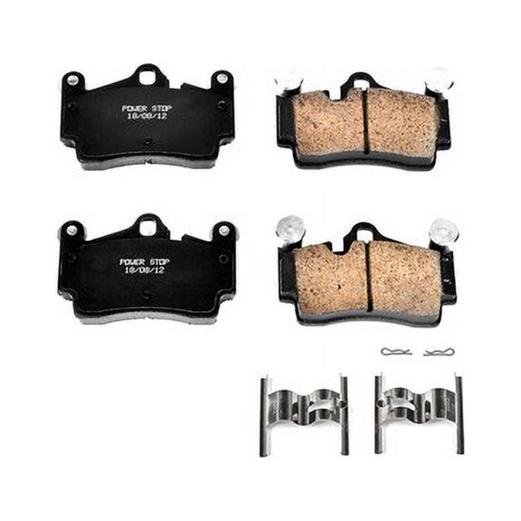 PowerStop 17-978 Disc Brake Pad Set Audi, Porsche, Volkswagen Disc Brake Pad Set - Rear