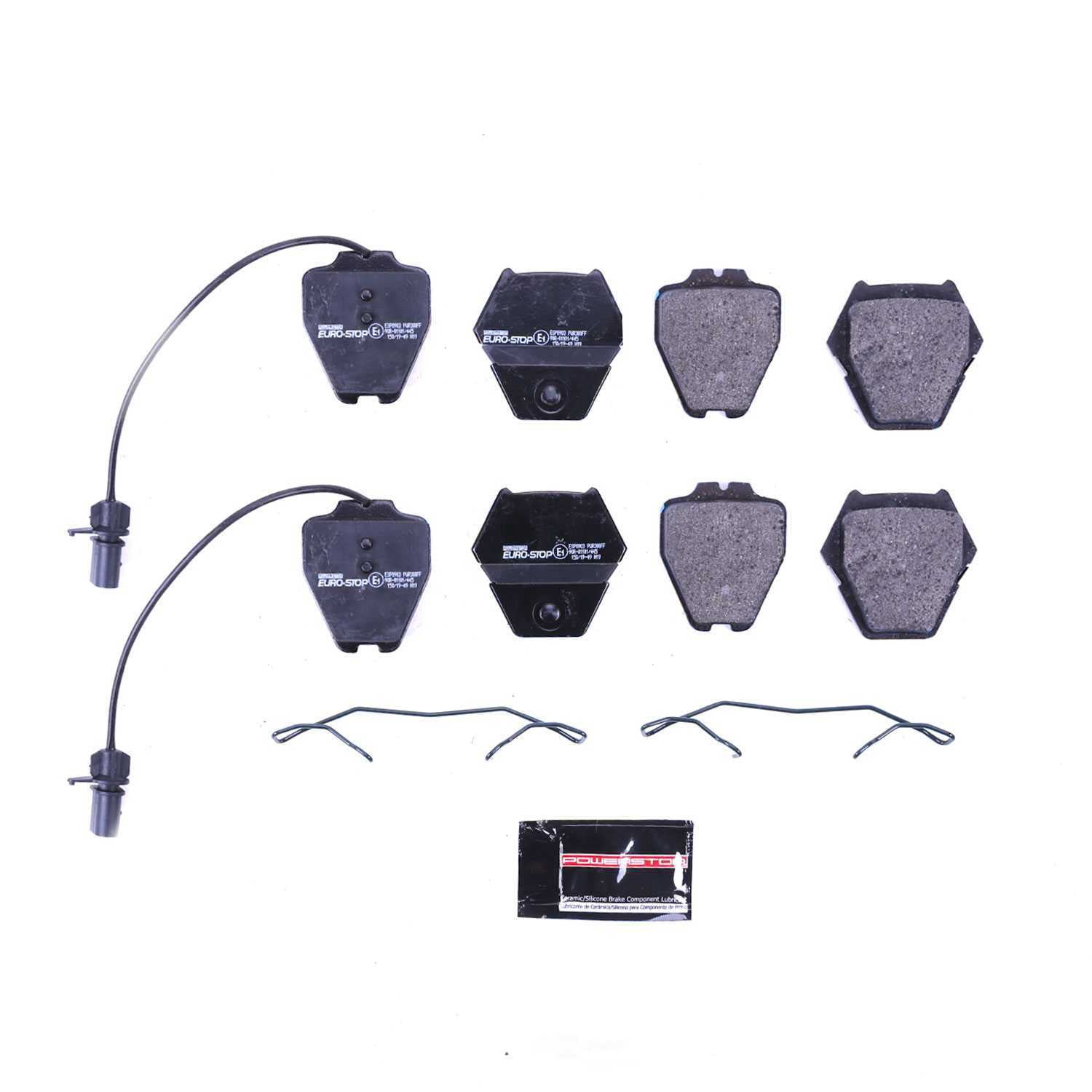 PowerStop ESP2538 Euro-Stop ECE-R90 Brake Pads