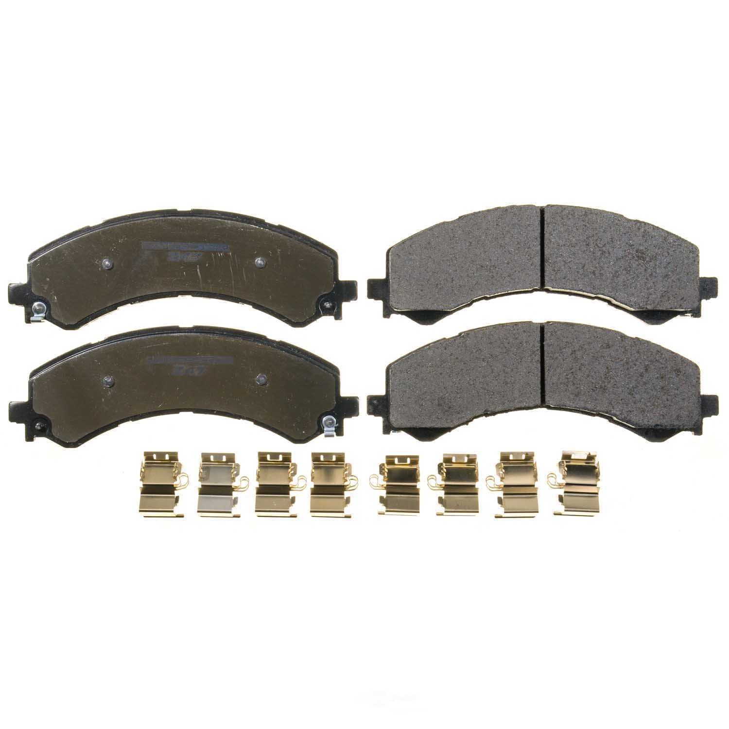 PowerStop Z47-2405 Rear Z47 MD and Fleet Carbon-Fiber Semi-Met Brake Pads with Hardware Kit