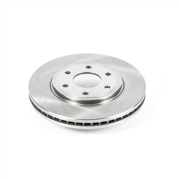 Powerstop JBR1166 Brake Disc, 6 Lugs, Stock Replacement