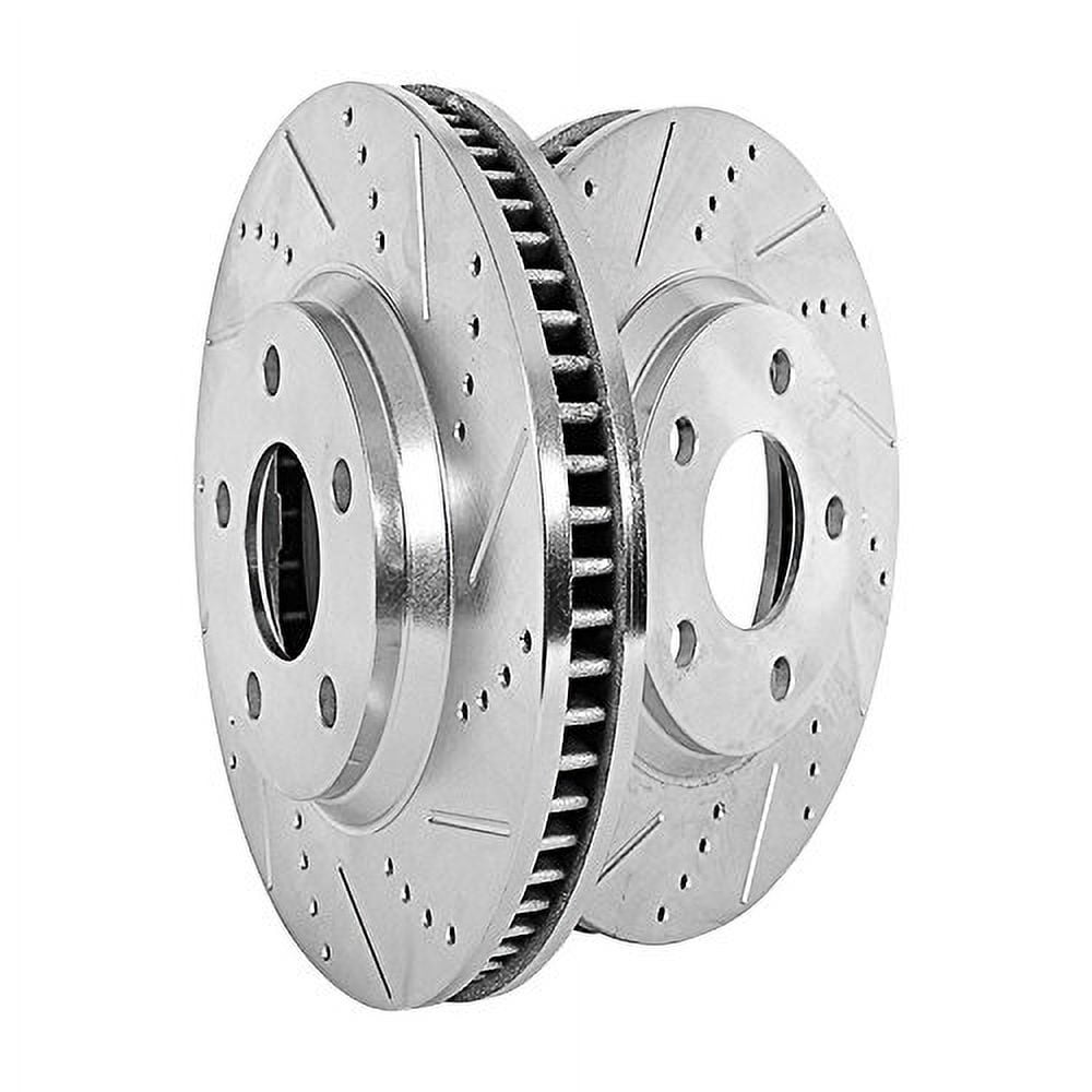 Power Stop Rear Pair of Drilled and Slotted Brake Rotors JBR1366XPR