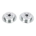 thumbnail image 1 of Power Stop Rear Pair of Drilled and Slotted Brake Rotors JBR1389XPR, 1 of 3