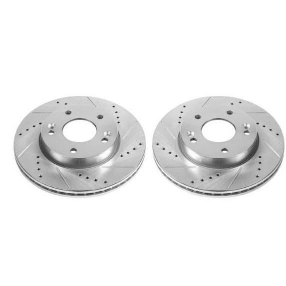 Powerstop JBR1521XPR PSBJBR1521XPR EVOLUTION DRILLED & SLOTTED ROTORS