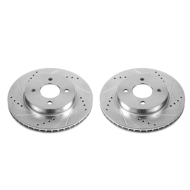 Power Stop JBR1539XPR Evolution Drilled & Slotted Rotors -Front