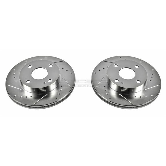 Powerstop JBR543XPR PSBJBR543XPR EVOLUTION DRILLED & SLOTTED ROTORS Fits select: 1990-1993 MAZDA MX-5 MIATA