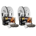 thumbnail image 1 of PowerStop Front and Rear Z36 Truck & Tow Carbon-Fiber Ceramic Brake Pad and Drilled and Slotted Rotor Kit Fits: BUICK CHEVROLET GMC ISUZU SAAB Select Models K2062-36, 1 of 9