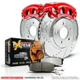 thumbnail image 1 of PowerStop Rear Z36 Truck & Tow Brake Pad and Rotor Kit with Red Powder Coated Calipers Fits: ACURA Select Models KC5854-36, 1 of 4