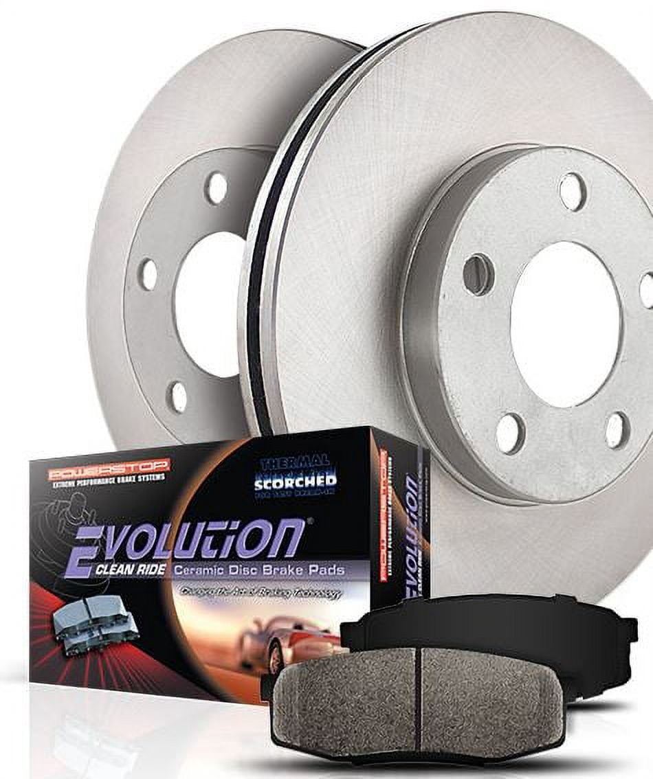 Powerstop KOE2172 PSBKOE2172 REAR DAILY DRIVER BRAKE KIT Fits select