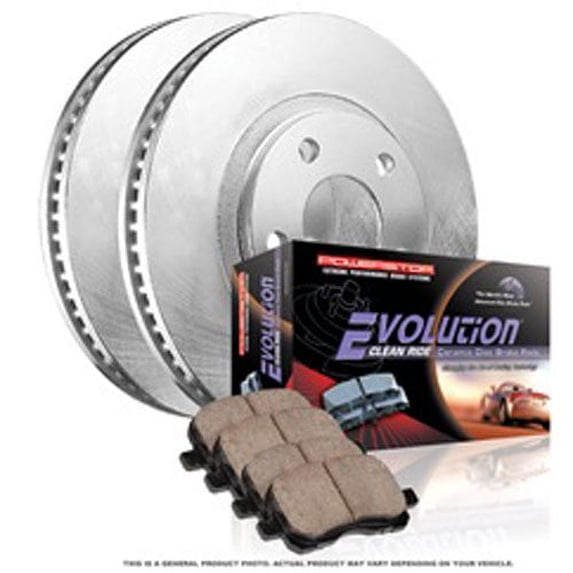Powerstop KOE258 PSBKOE258 FRONT DAILY DRIVER BRAKE KIT